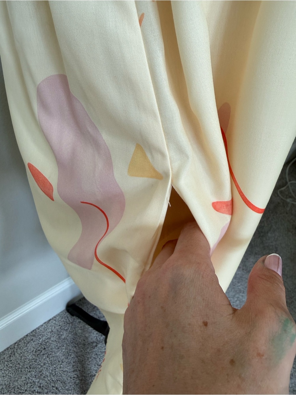 Love, Bonito NEW Abstract-Print Mini Sundress with Colorful Accents - Picture 4 of 12